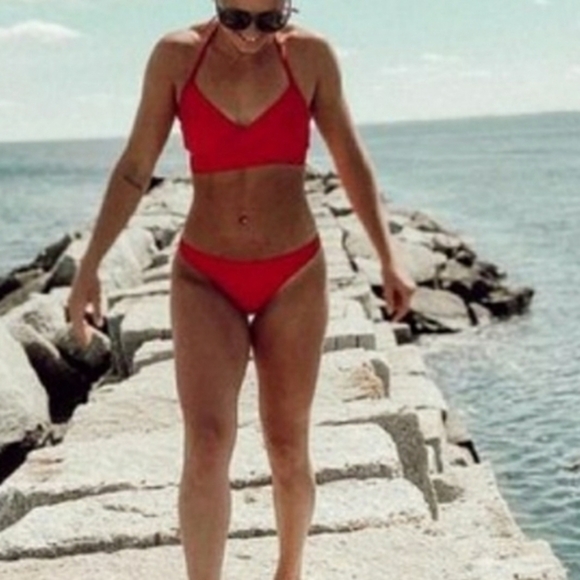 AERIE Wrap Halter Bikini Top - Picture 4 of 8